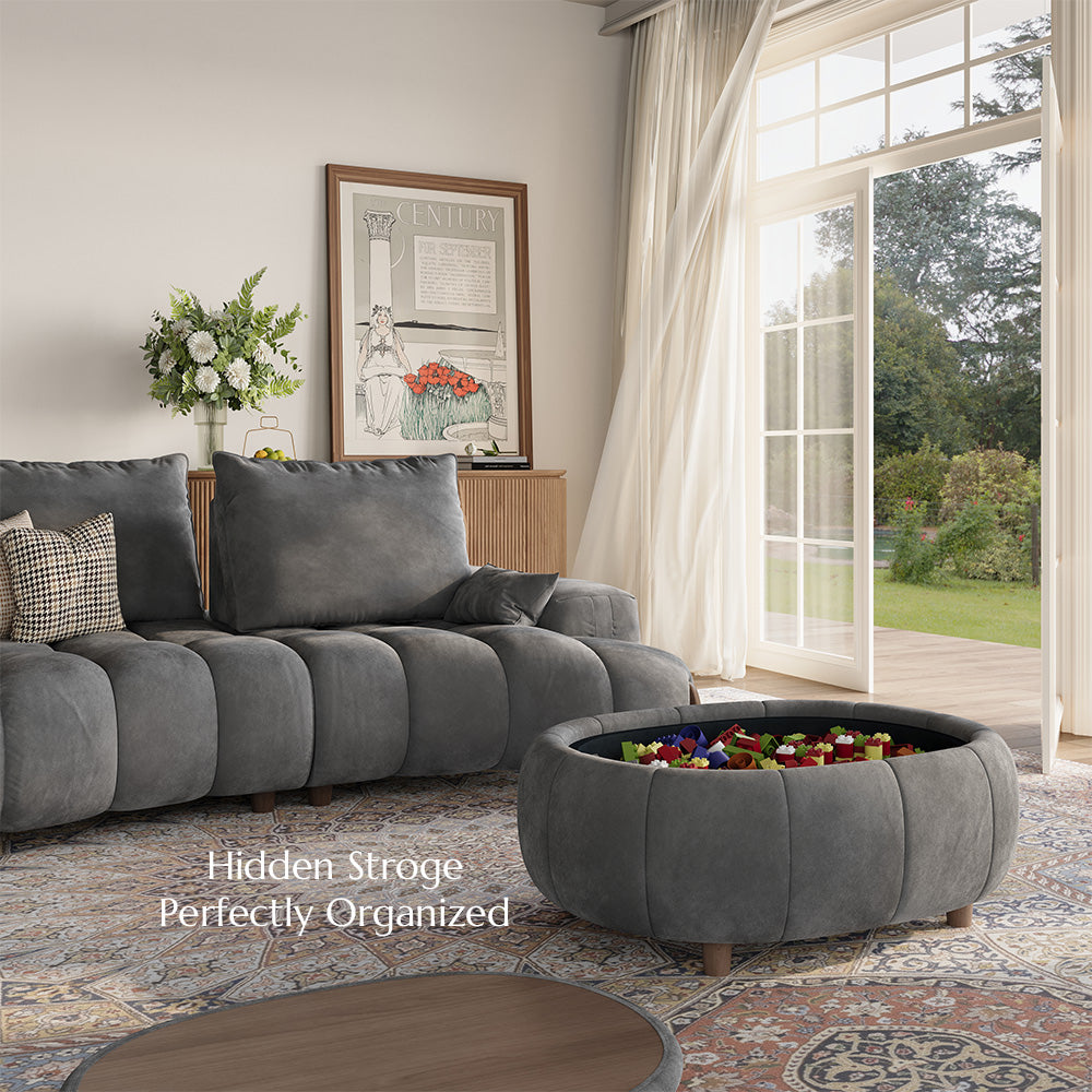 Arlo – Deep Lounge Mid-Century Sofa