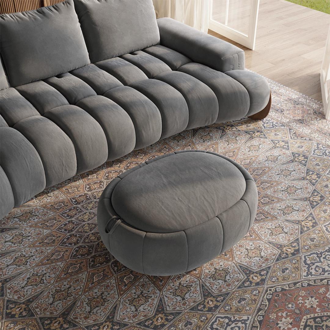 Arlo – Deep Lounge Mid-Century Sofa