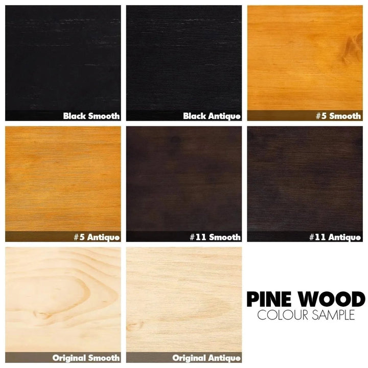 Grove Industrial Pine Wood Bed - Exclusivia
