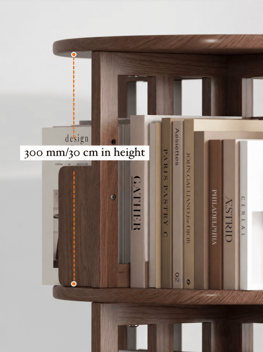 GROVE Modern Solid Ash Wood Bookshelf - Exclusivia