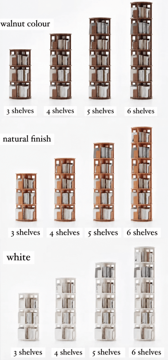 GROVE Modern Solid Ash Wood Bookshelf - Exclusivia