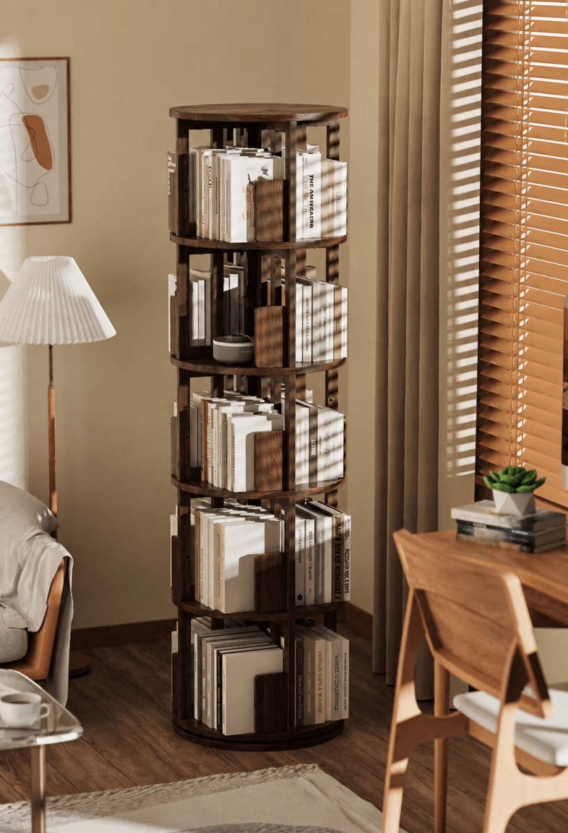 GROVE Modern Solid Ash Wood Bookshelf - Exclusivia
