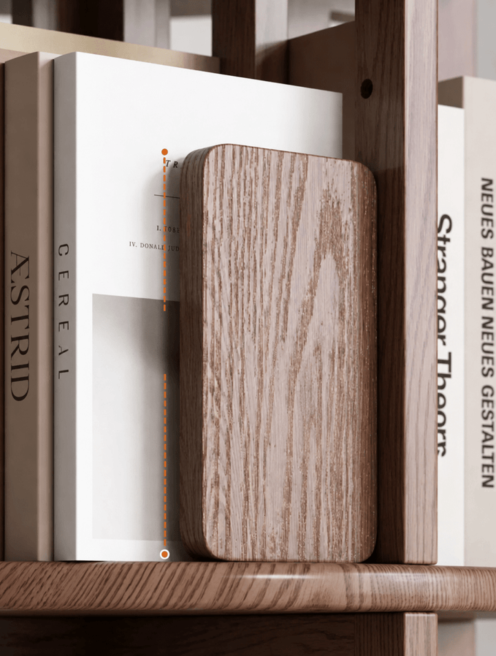 GROVE Modern Solid Ash Wood Bookshelf - Exclusivia