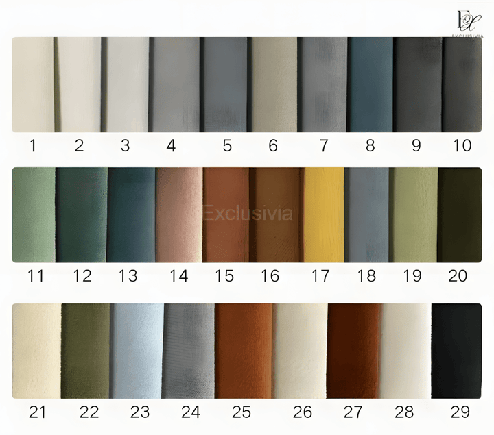 GULLEYES Modern Velvet Sofa - Exclusivia