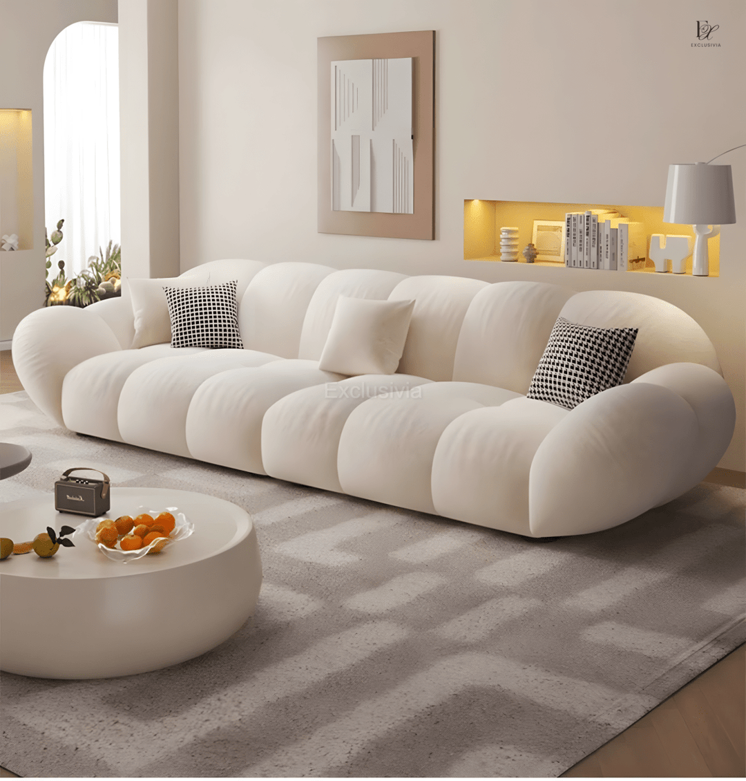 GULLEYES Modern Velvet Sofa - Exclusivia