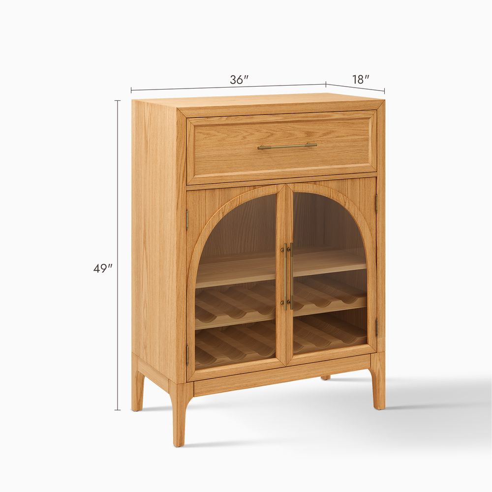 Halden Bar Cabinet, 90cm - Exclusivia