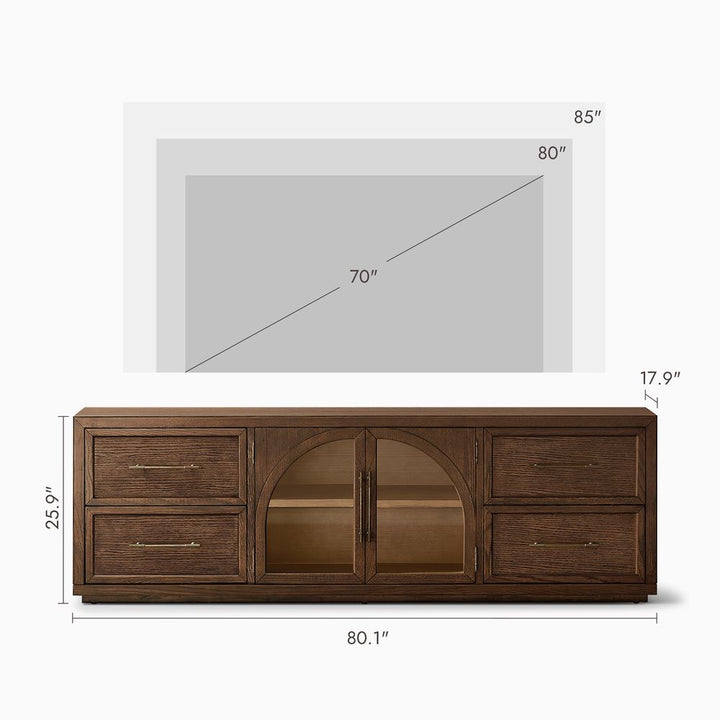 Halden Media Console, 200cm - Exclusivia