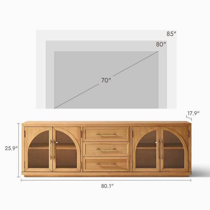 Halden Media Console, 200cm - Exclusivia