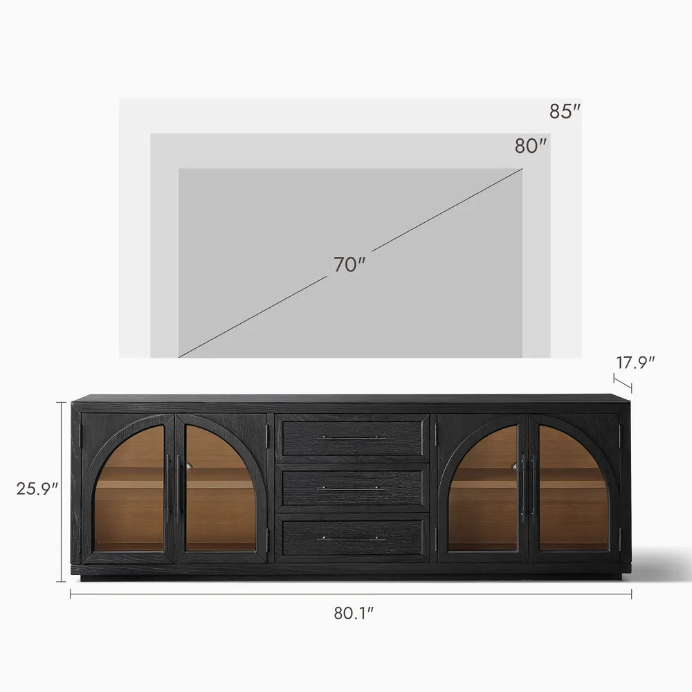 Halden Media Console, 200cm - Exclusivia