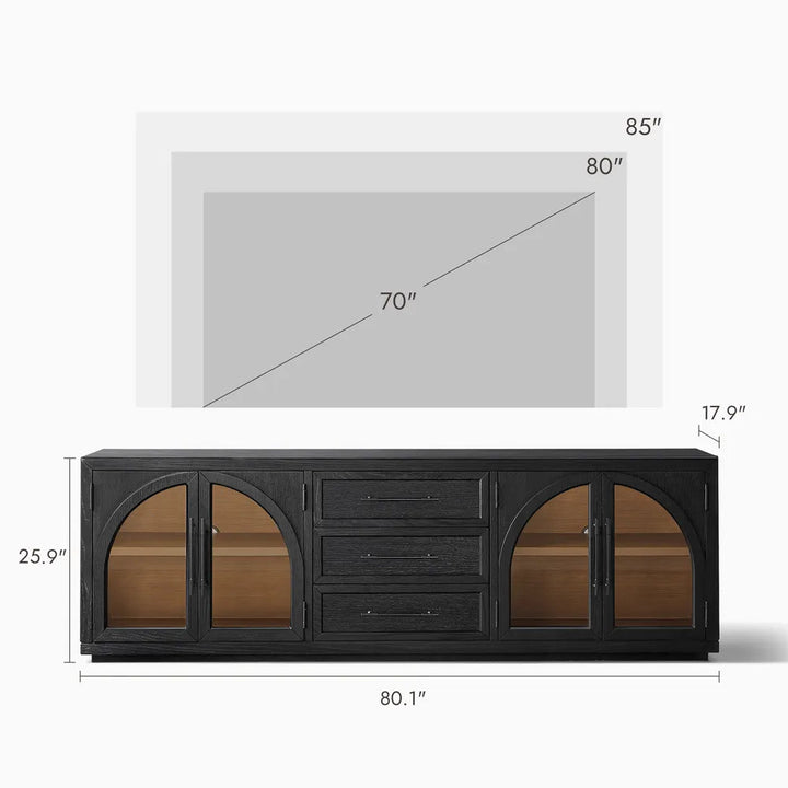 Halden Media Console, 200cm - Exclusivia