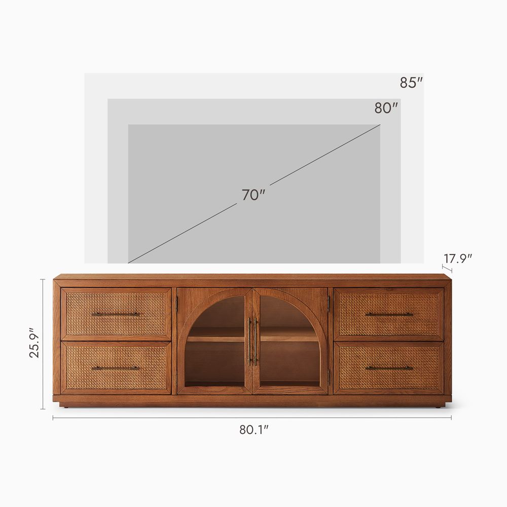 Halden Media Console, 200cm - Exclusivia