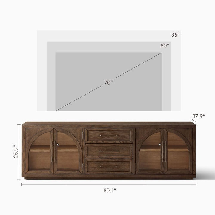 Halden Media Console, 200cm - Exclusivia