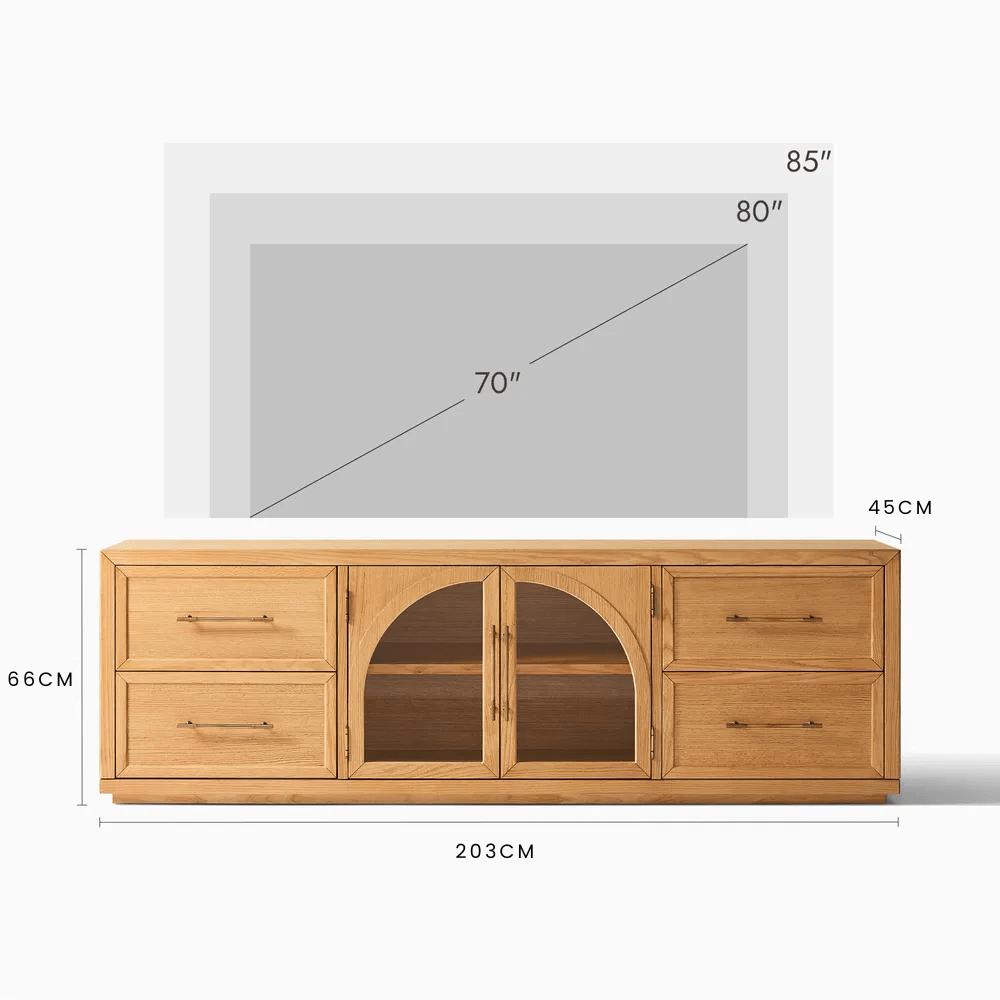 Halden TV Console, 200cm - Exclusivia