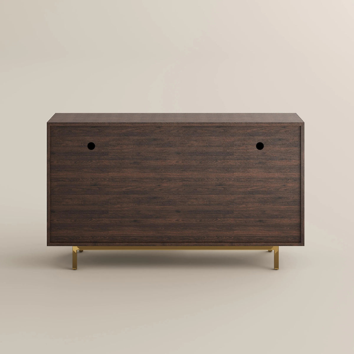 Harlowe 150 cm Mid - Century Walnut Storage Cabinet - Exclusivia