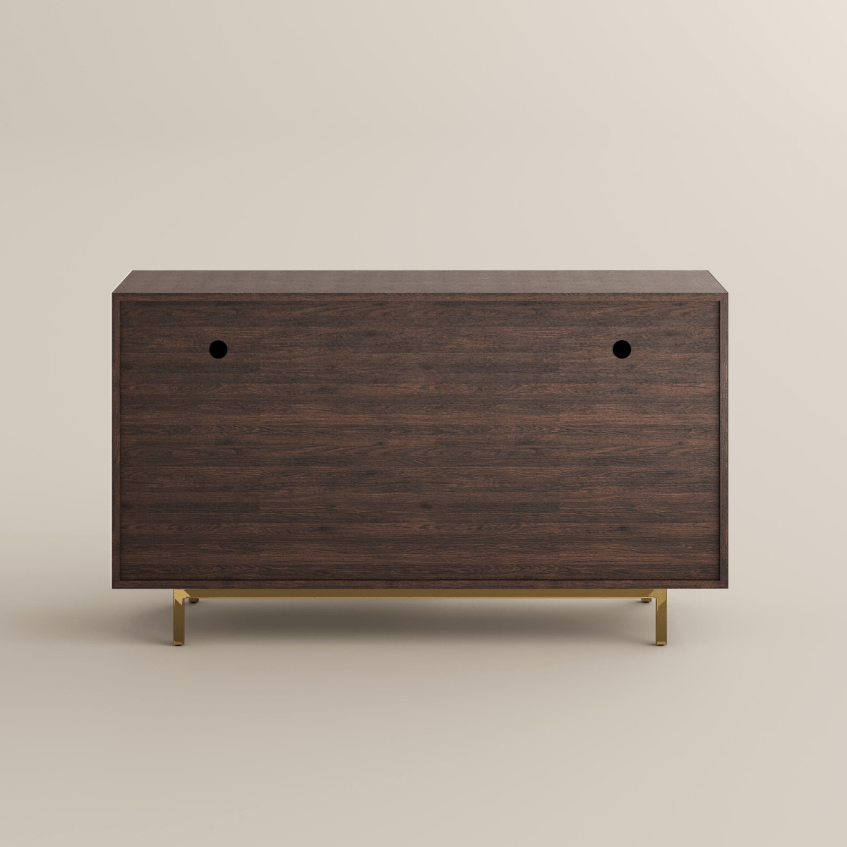 Harlowe Mid - Century Walnut Storage Cabinet - Exclusivia