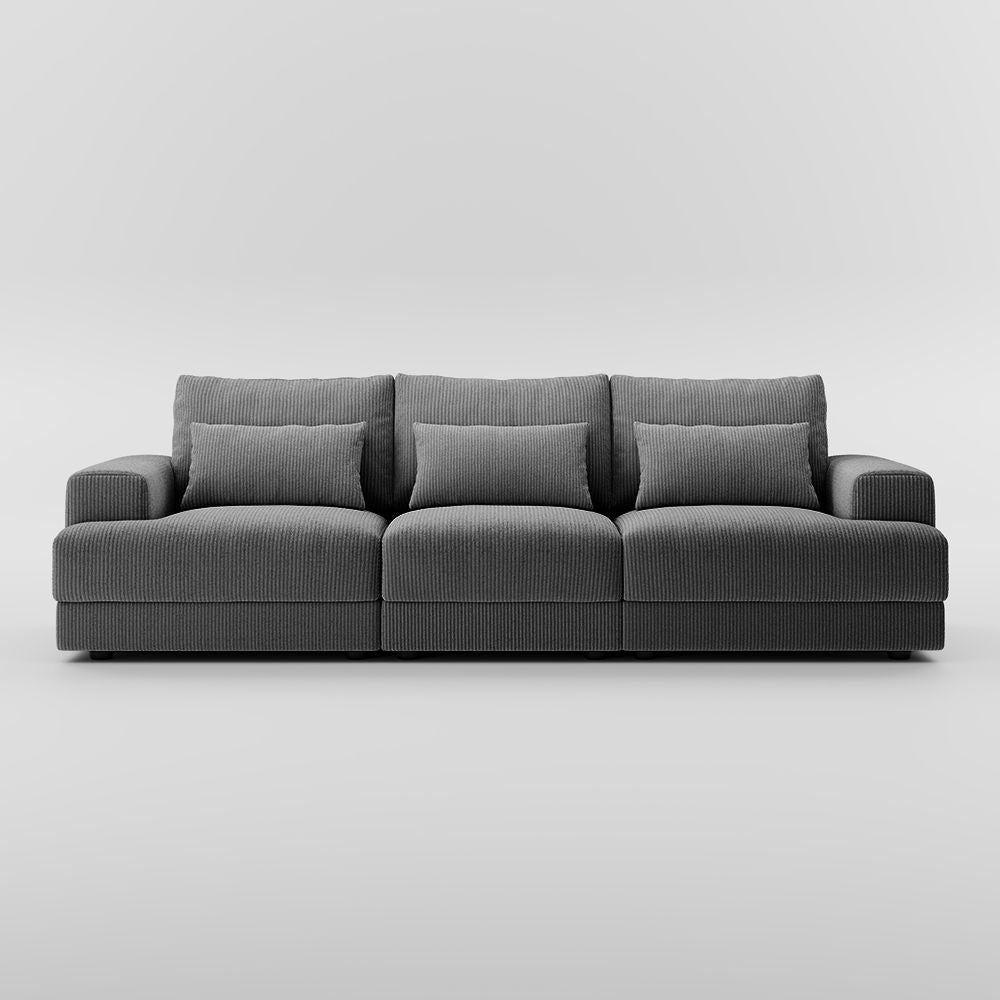 Harmony Modular Corduroy Loveseat - Exclusivia