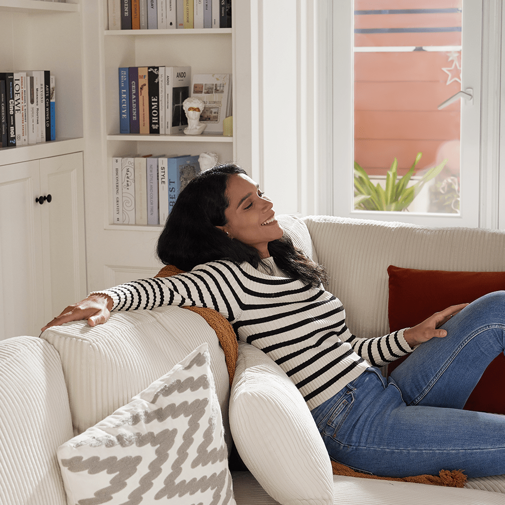 Harmony Modular Corduroy Loveseat - Exclusivia