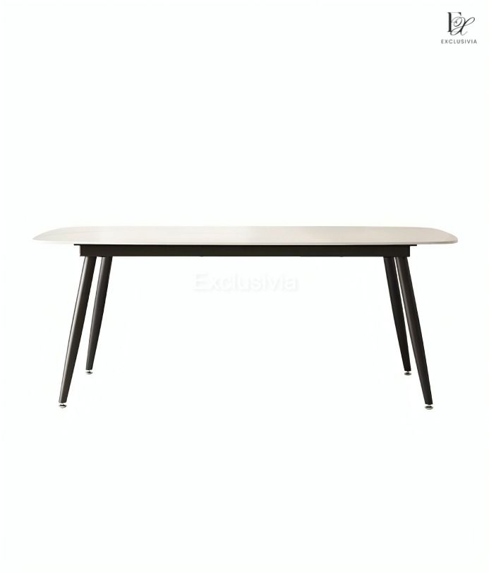 HAYES Modern Sintered Stone Dining Table Set - Exclusivia