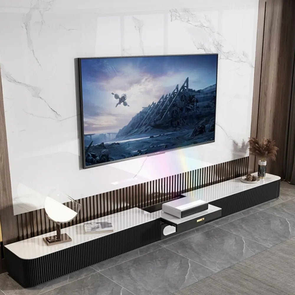 Helios 320 cm Sintered Stone Projector Media Console - Exclusivia