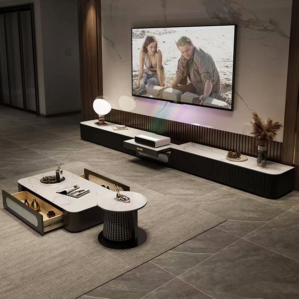 Helios Sintered Stone Projector Media Console - Exclusivia