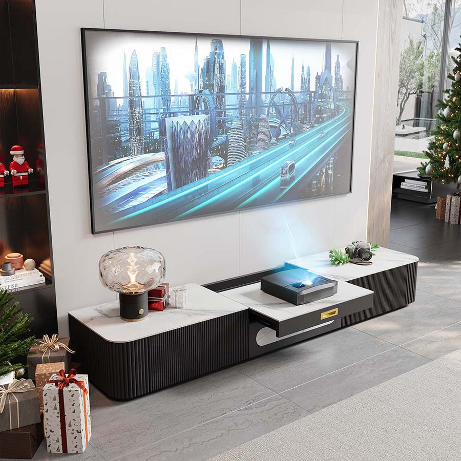 Helios Sintered Stone Projector Media Console - Exclusivia