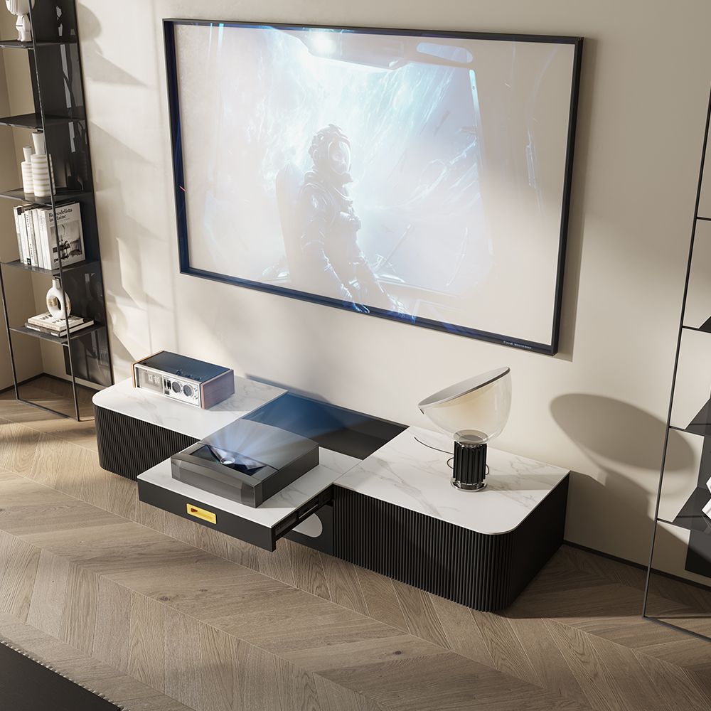 Helios Sintered Stone Projector Media Console - Exclusivia