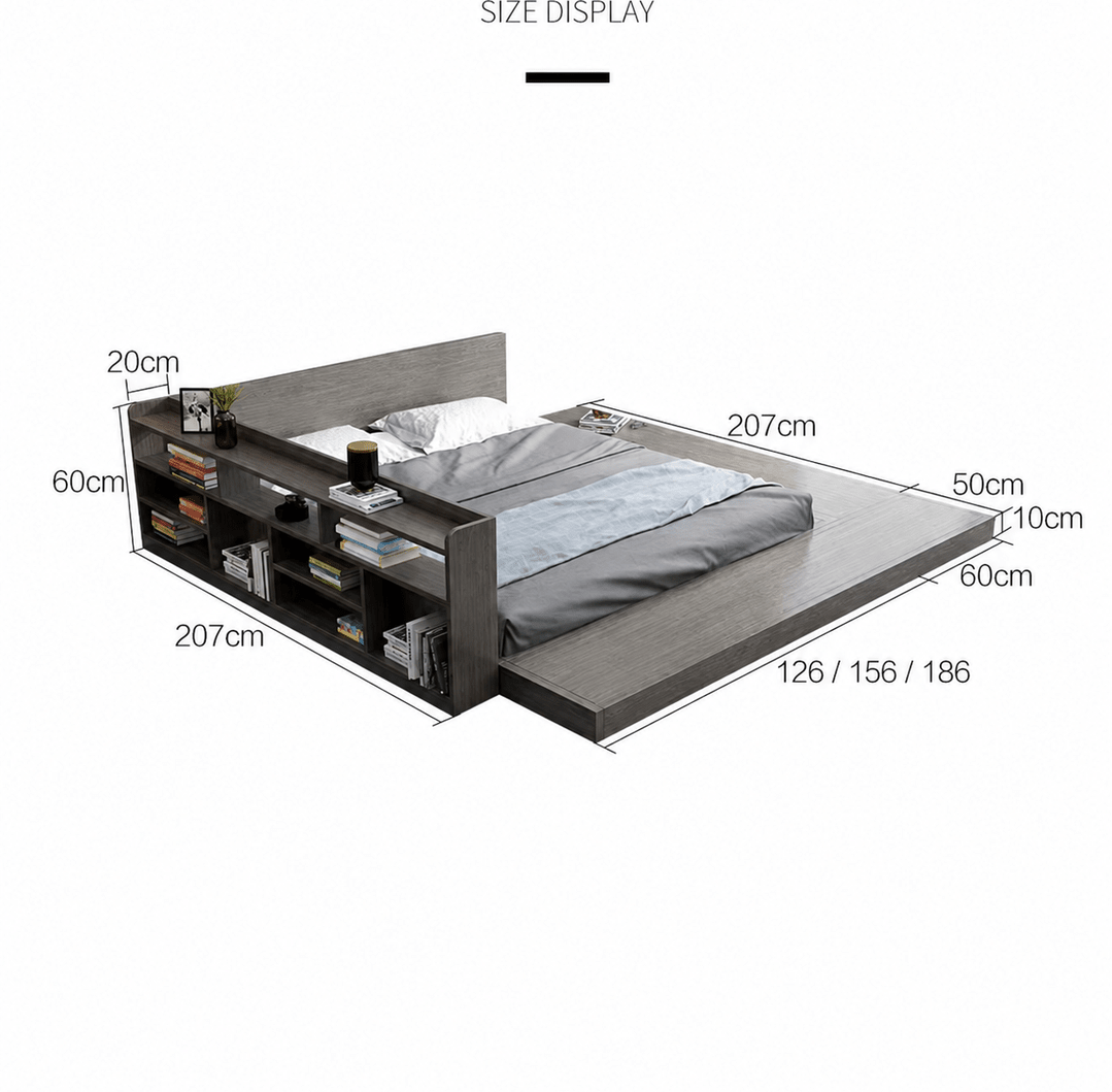 Hinoki Low Platform Bedframe - Exclusivia