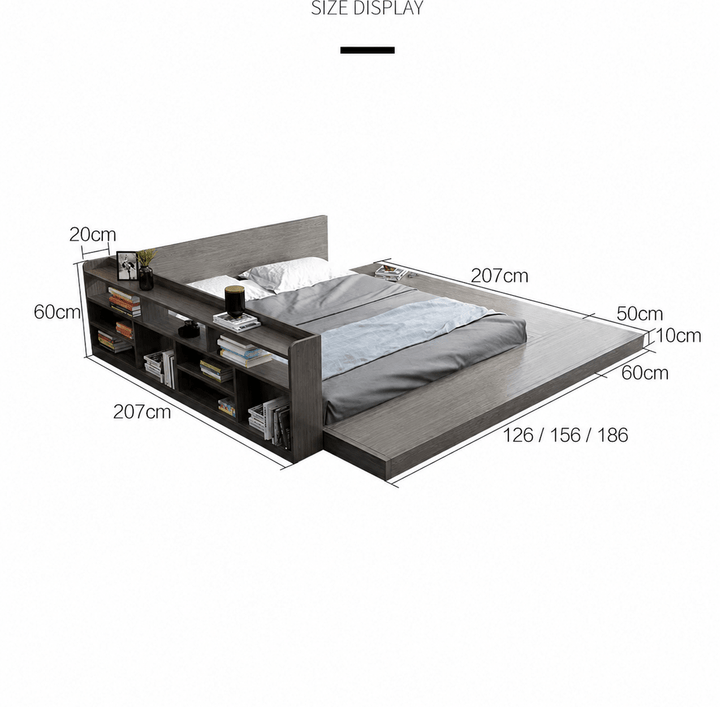 Hinoki Low Platform Bedframe - Exclusivia