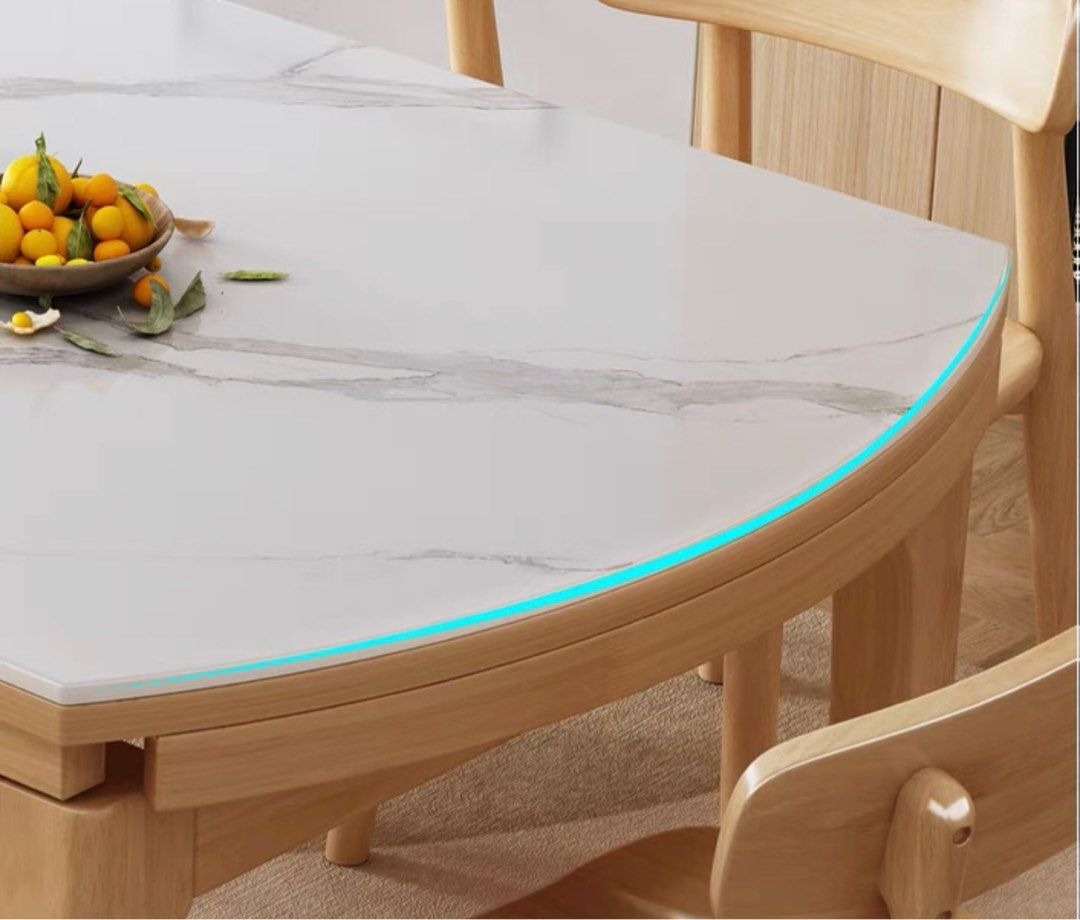 SERONA Modern Extendable Round Dining Table