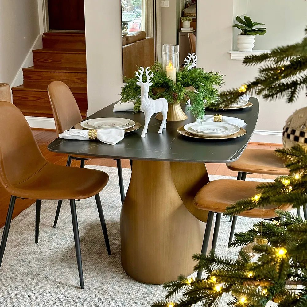 Hobart 160 cm Sintered Stone Dining Table - Exclusivia