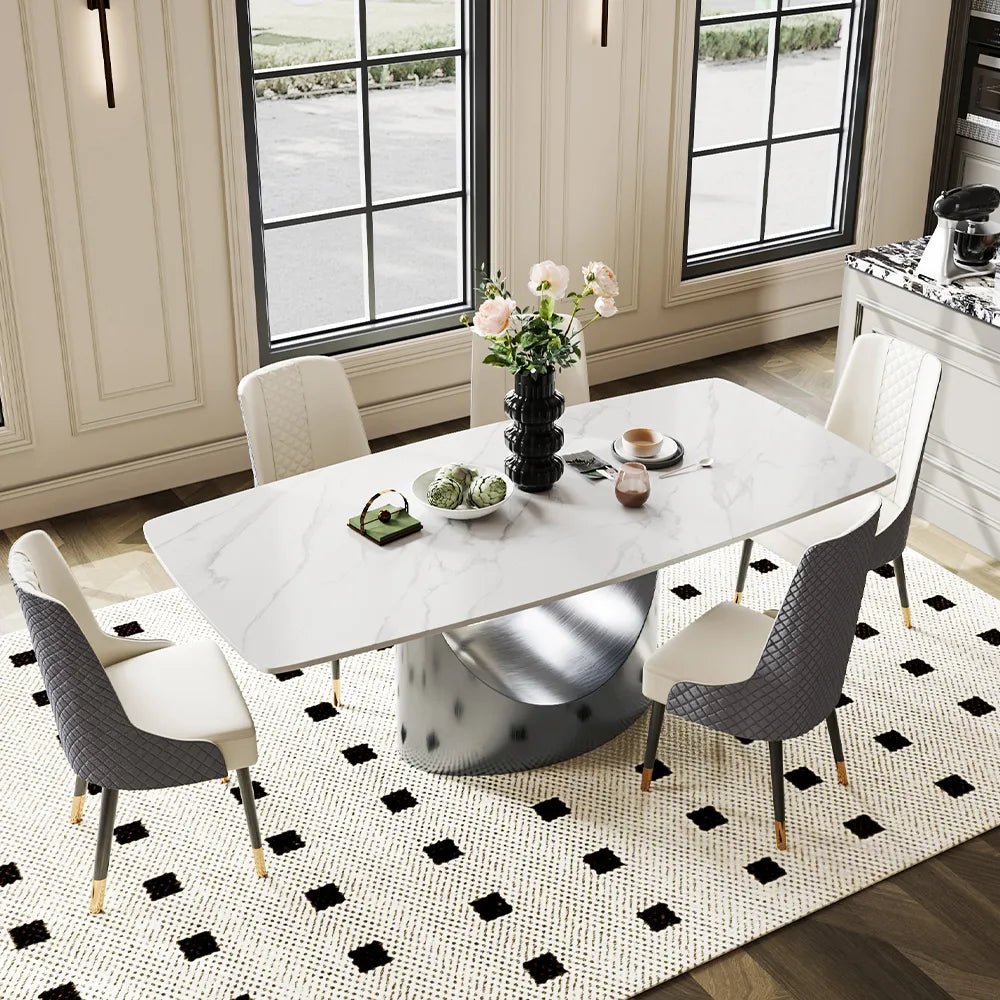 Hobart 160 cm Sintered Stone Dining Table - Exclusivia