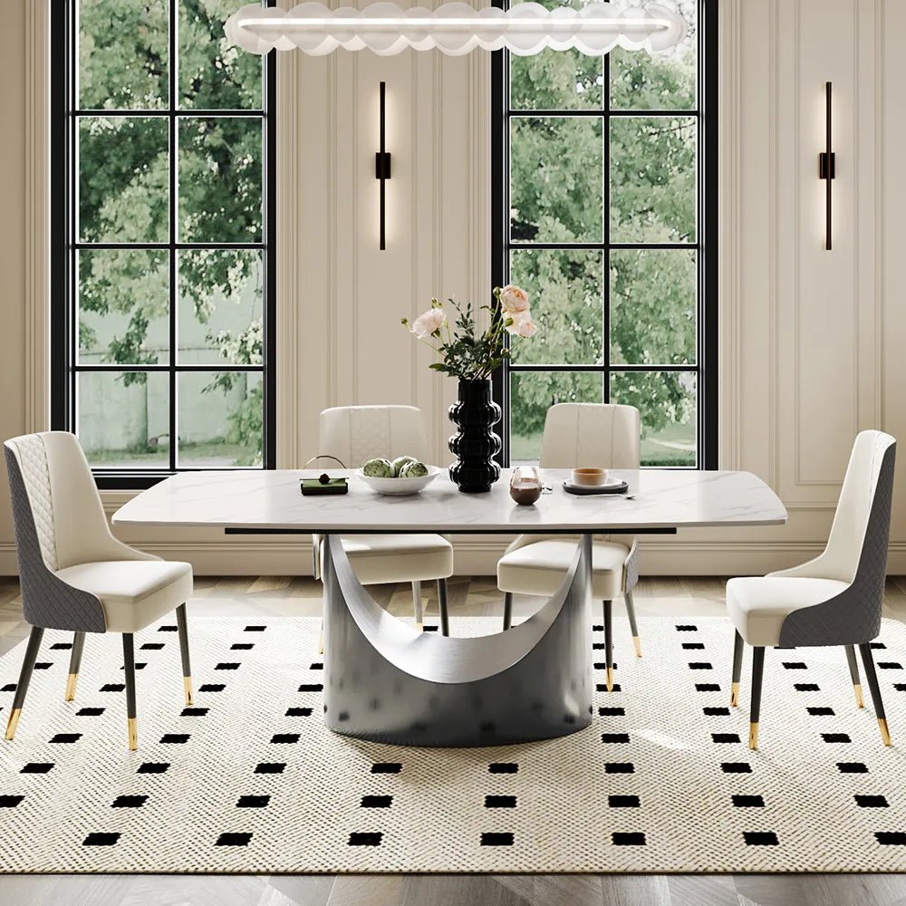 Hobart 160 cm Sintered Stone Dining Table - Exclusivia