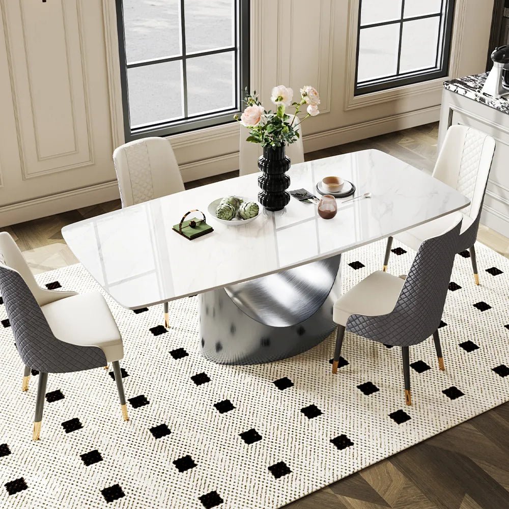 Hobart 160 cm Sintered Stone Dining Table - Exclusivia