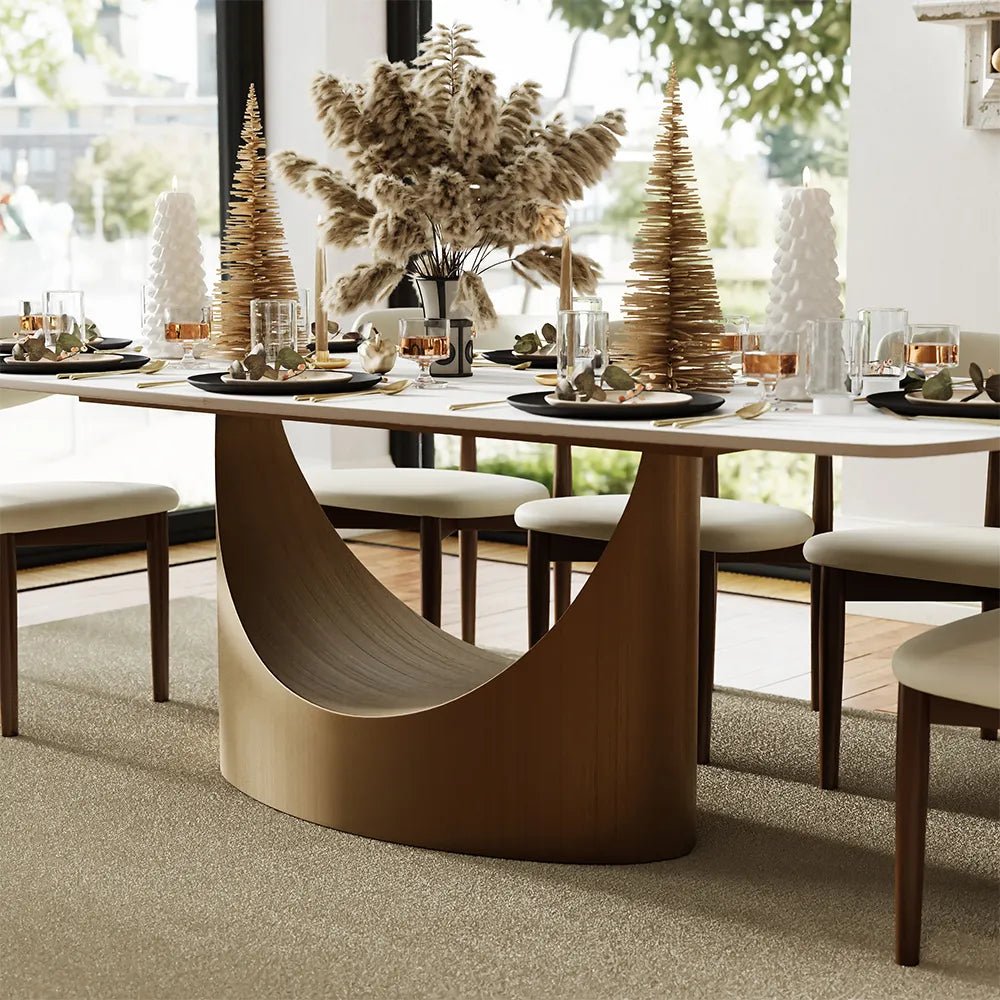 Hobart 160 cm Sintered Stone Dining Table - Exclusivia