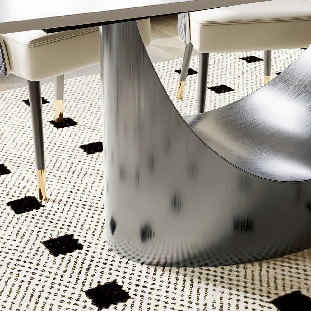 Hobart 160 cm Sintered Stone Dining Table - Exclusivia