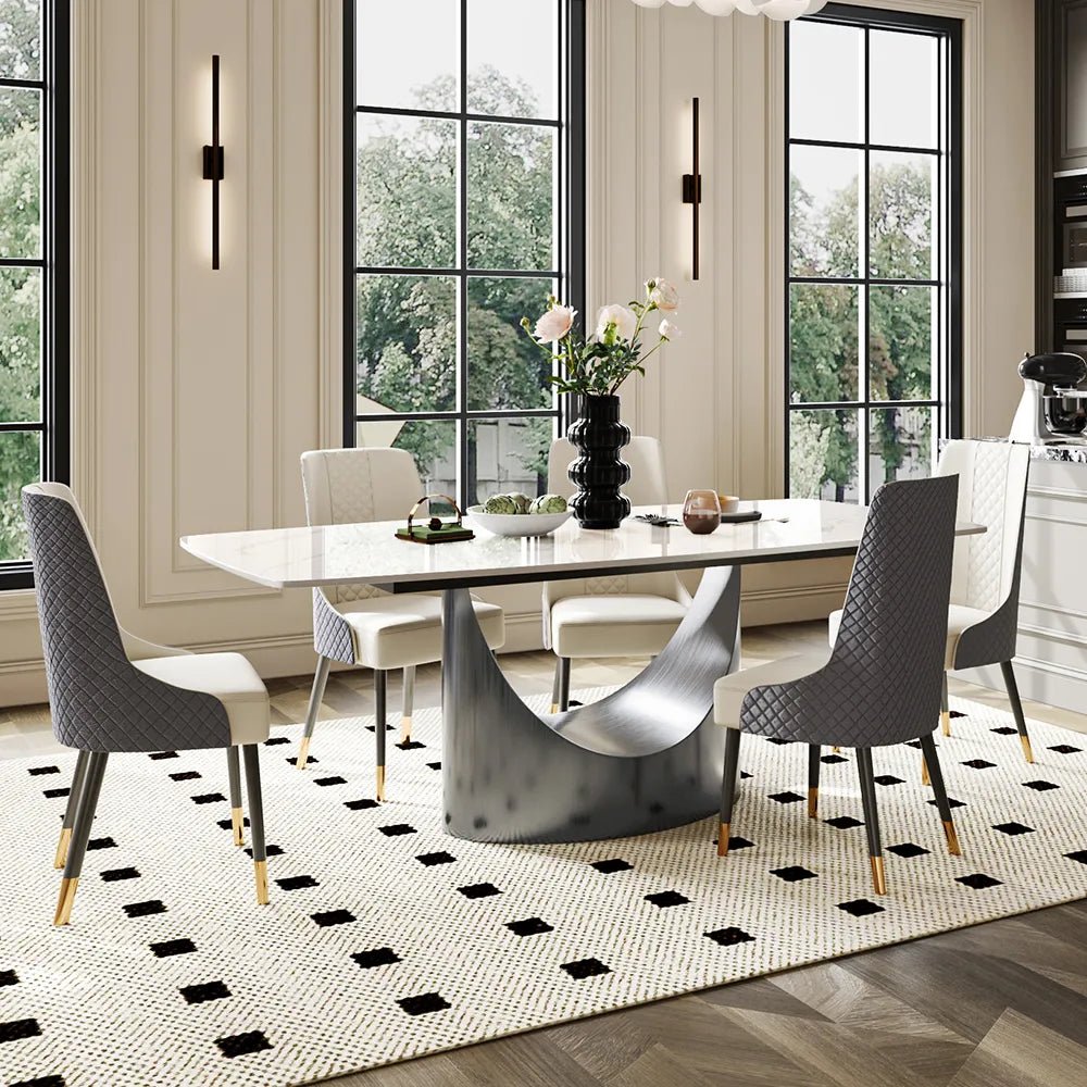 Hobart 160 cm Sintered Stone Dining Table - Exclusivia