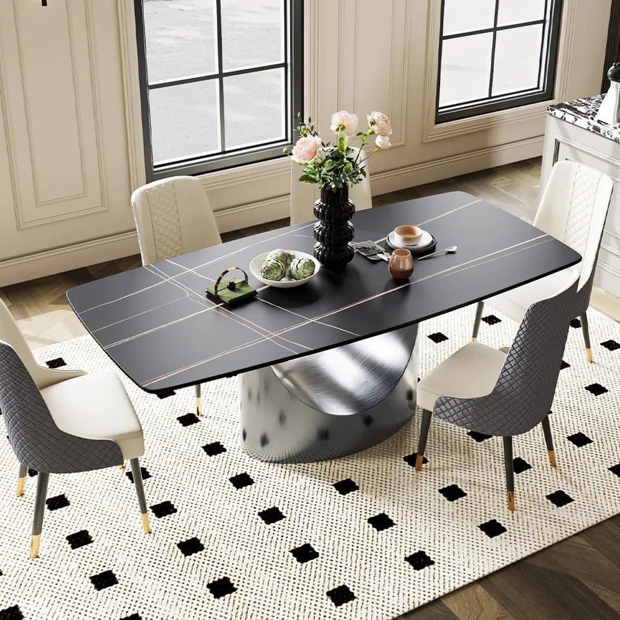 Hobart 160 cm Sintered Stone Dining Table - Exclusivia