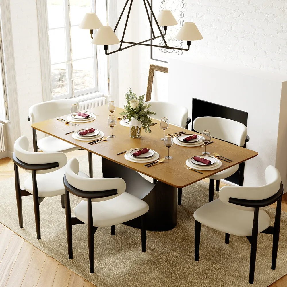 Hobart Edge Stone Dining Table - Exclusivia