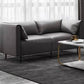 HOWNELL Modern Leathaire Sofa - Exclusivia