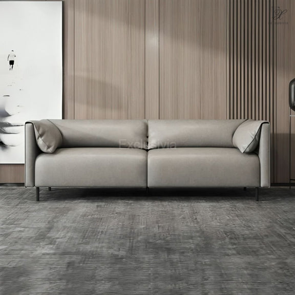 HOWNELL Modern Leathaire Sofa - Exclusivia