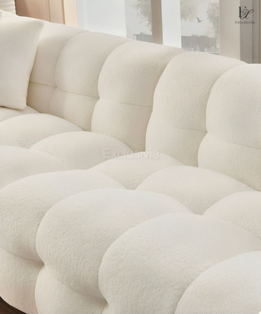 IIGLER Modern Boucle Fabric Sofa - Exclusivia