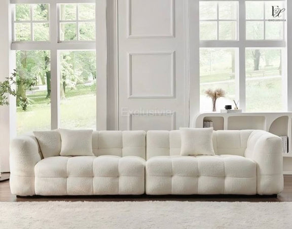 IIGLER Modern Boucle Fabric Sofa - Exclusivia