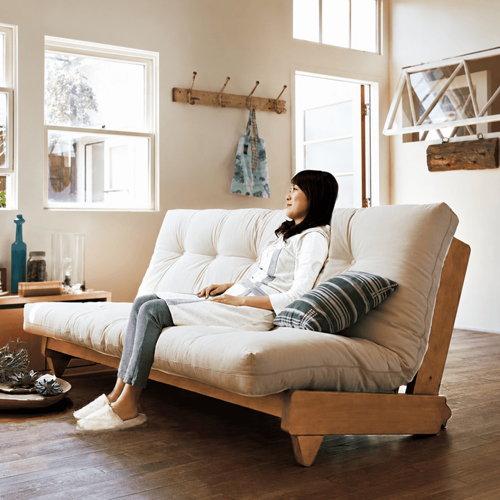Ikko Japanese Fabric Sofa Bed - Exclusivia