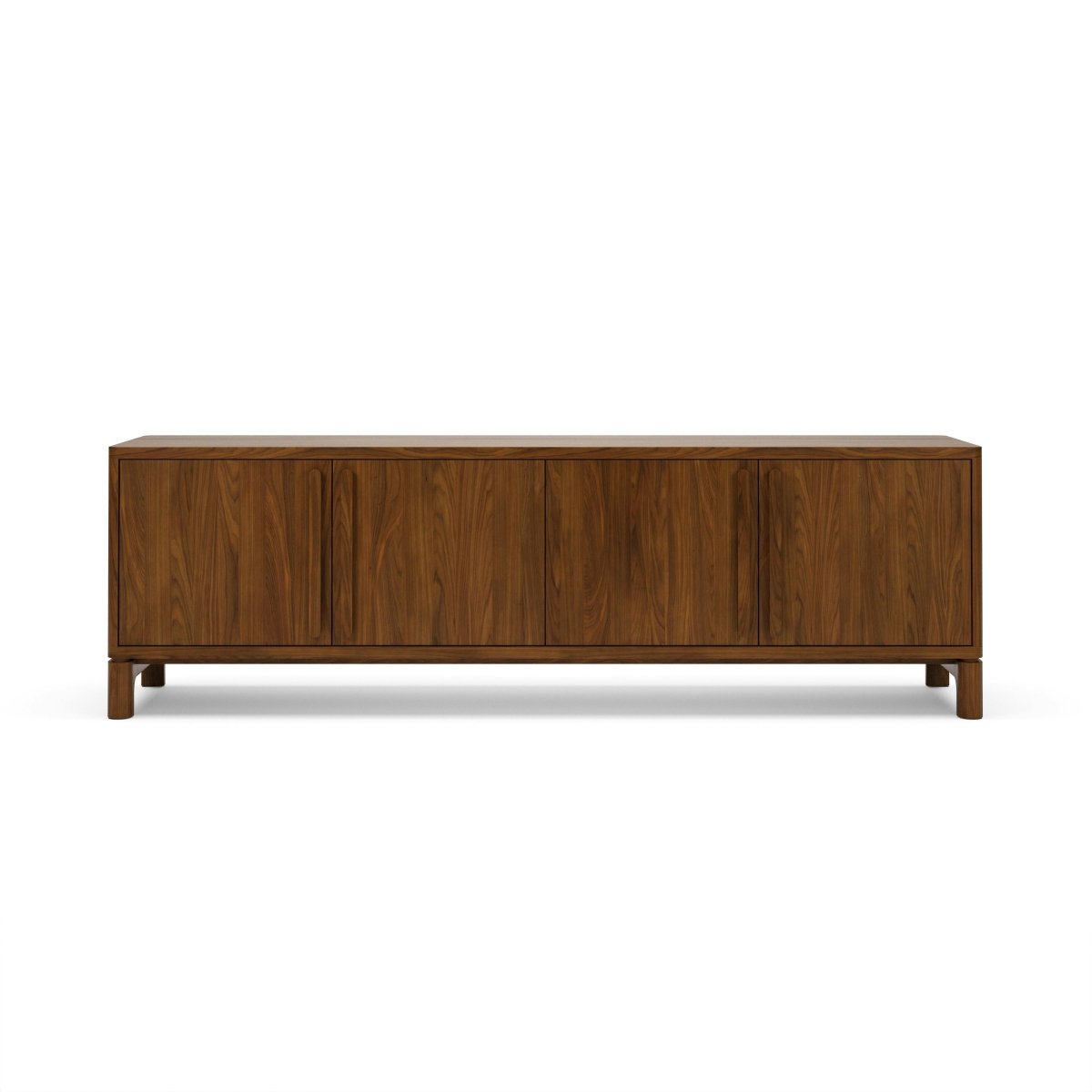 CORVEN Modern Solid Wood Media Unit - Exclusivia