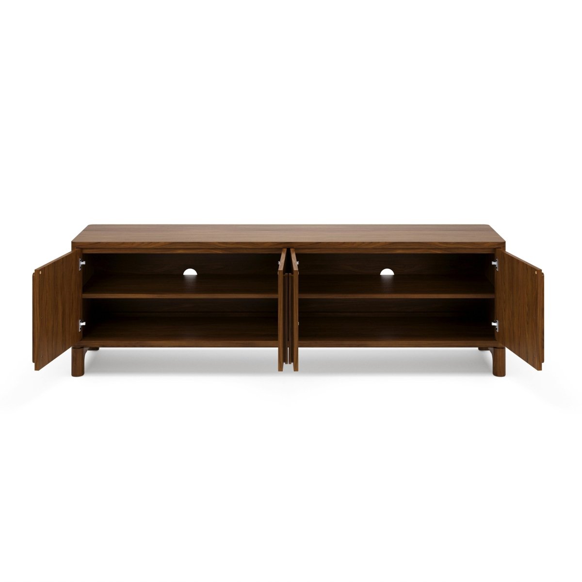 CORVEN Modern Solid Wood Media Unit - Exclusivia