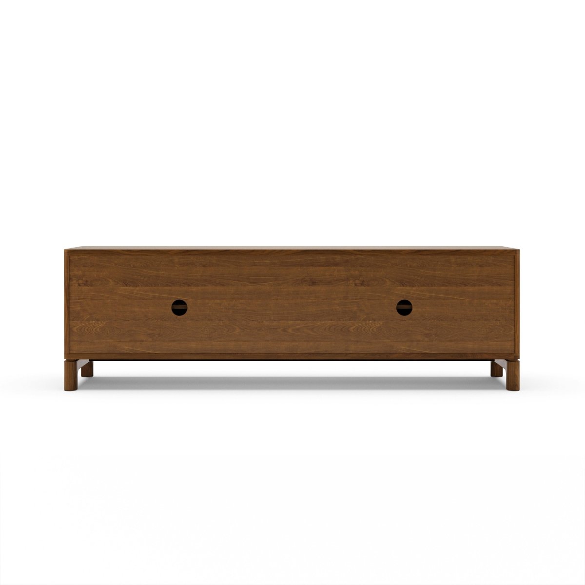CORVEN Modern Solid Wood Media Unit - Exclusivia