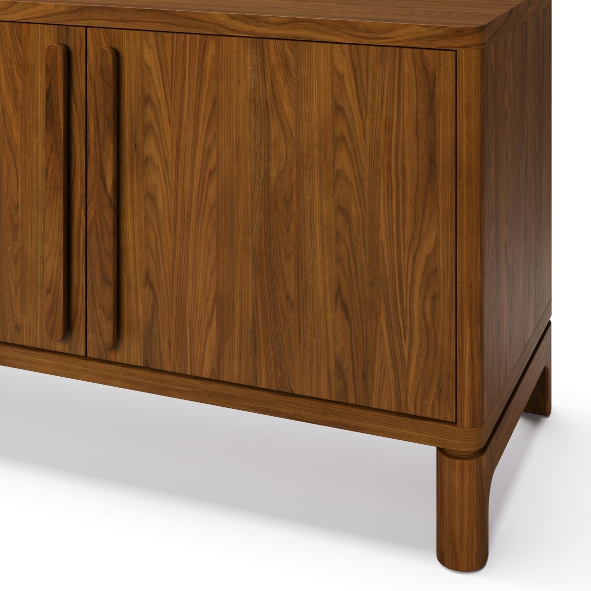 CORVEN Modern Solid Wood Media Unit - Exclusivia