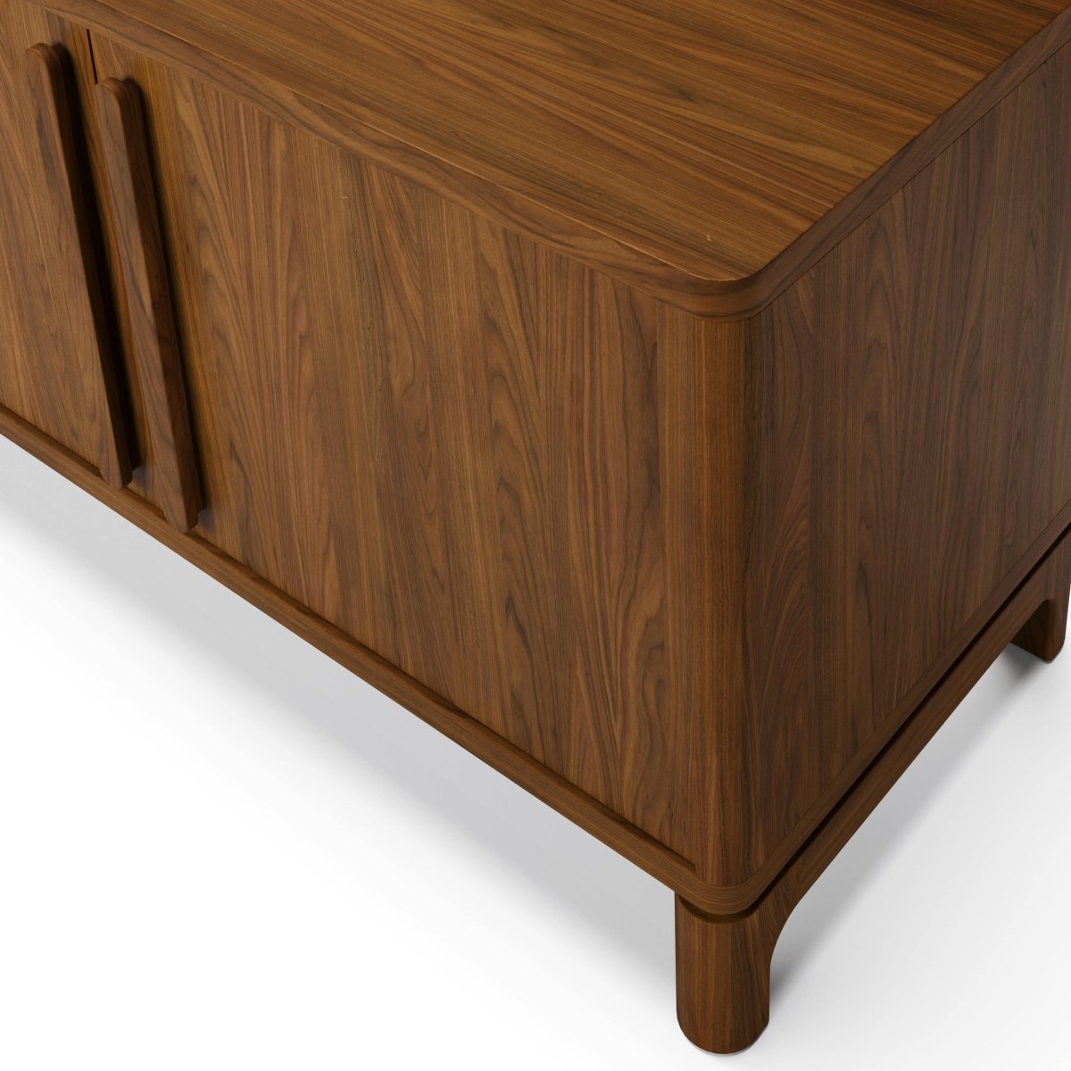 CORVEN Modern Solid Wood Media Unit - Exclusivia