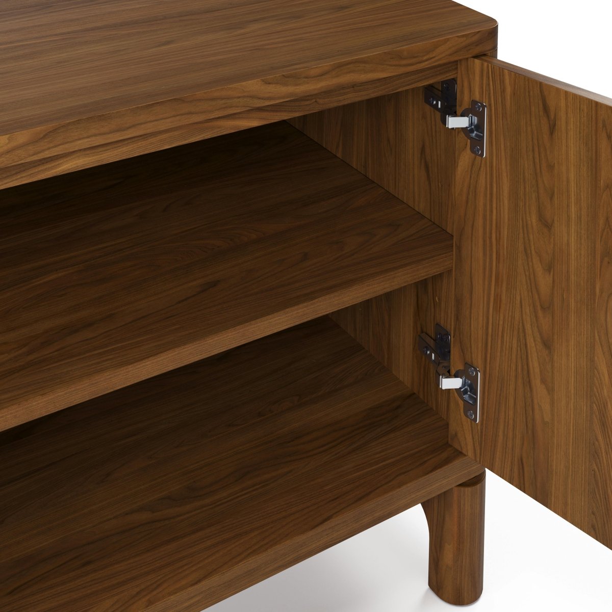 CORVEN Modern Solid Wood Media Unit - Exclusivia