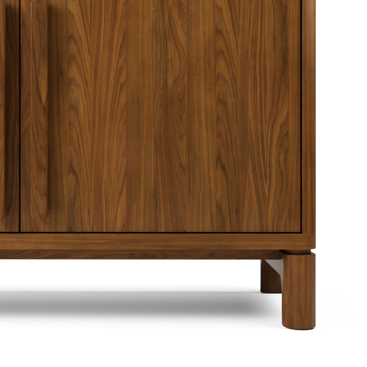 CORVEN Modern Solid Wood Media Unit - Exclusivia